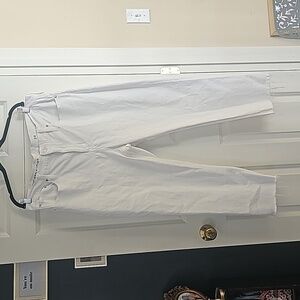 J. Crew Classic Straight White Denim